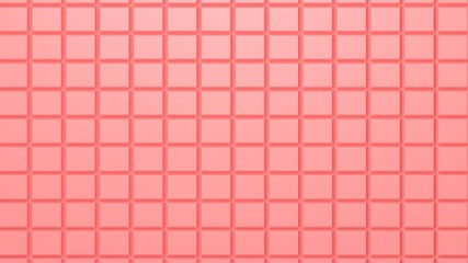 Ruby chocolate bar texture. Top view. 3D-rendering.