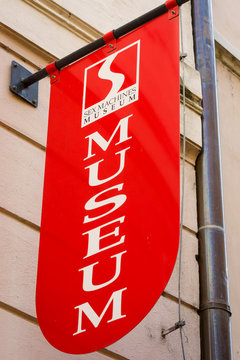 PRAGUE, CZECH REPUBLIC - SEPTEMBER 18, 2014: Sex Machines Museum is a sex museum in Prague, which has a collection of sex devices. Established in 2002, it is located near the Old Town Square.