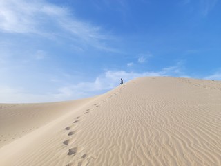Traveling to sahara desert of Algeria in North Africa