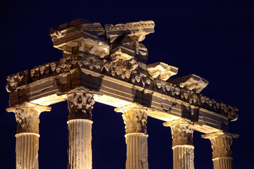 Ruins of the Temple of Apollo located in Antalya, Turkey.