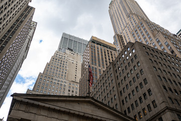 Fototapeta na wymiar Financial District New York City 