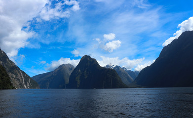 Mountains in the water 