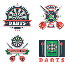 Darts tournament or club logo