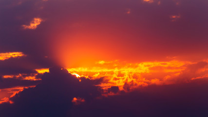 Sunrise sky background