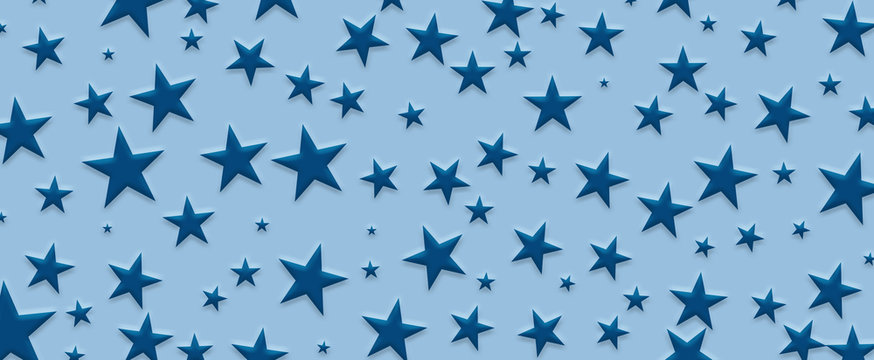 Light Blue Star Background