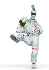 astronaut is dancing © DM7