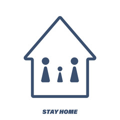 自宅待機　アイコン　イラスト