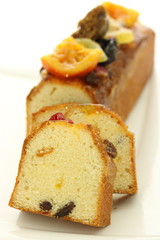 ドライフルーツのパウンドケーキ
