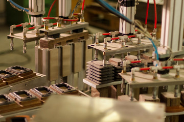 Fototapeta na wymiar automated production system 