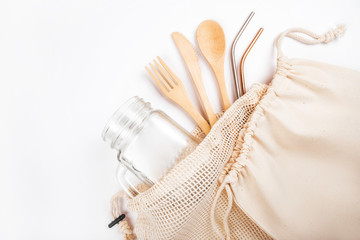 Zero waste concept inspired flatlay