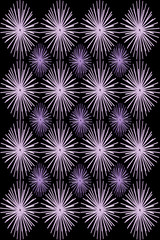Flower vector background. Plant texture.Decorative print.