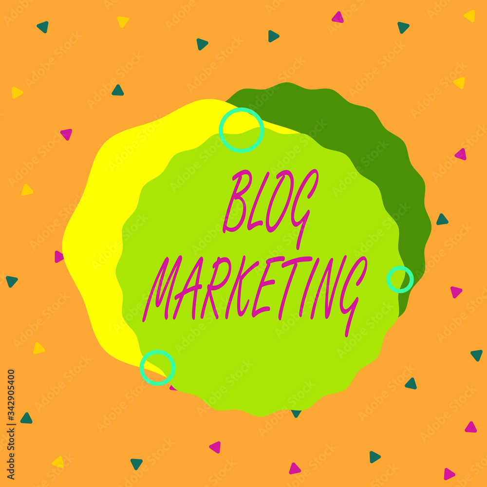 Poster handwriting text blog marketing. conceptual photo any process that publicises or advertises a websit