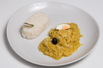 Aji de gallina.