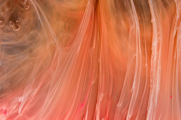 Macro photo of colourful abstract epoxy resin painting. Applicable for design cover, annual report, invitation, flyer, presentation, packaging, poster, business card,  wedding invitations.