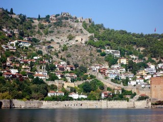 Obraz premium view of the city of the sea