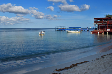 Boats from the beach