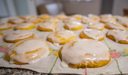 delícia doces biscoitos tradicionais brancos