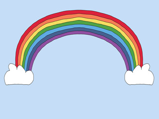 Rainbow of hope