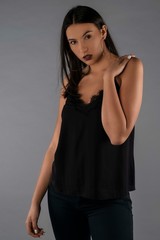 Fototapeta premium Girl posing in studio on grey background. Isolated