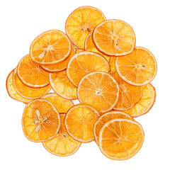 Close-up of fruit . Dried citrus .