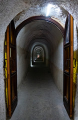 tunel excavado en cueva para bodega