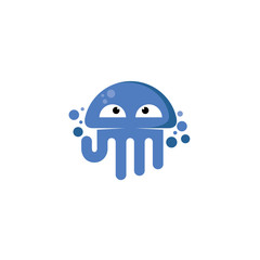 Octopus logo with a simple appearance