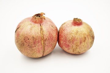 pomegranate on a white background