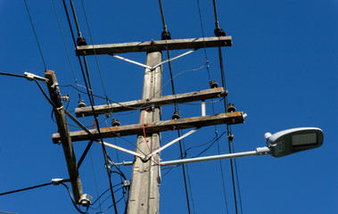 High voltage power lines