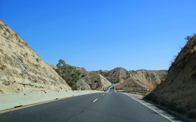 A Stretch of Mountain Highway in Arizona