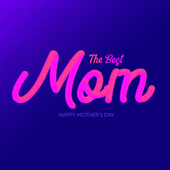happy Mother's day template design