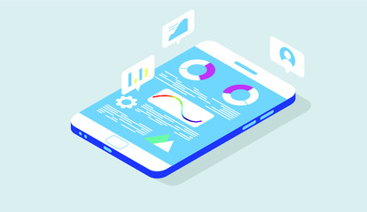 flat infographic design