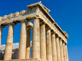 Obraz premium Parthenon, temple on the Athenian Acropolis, Athens