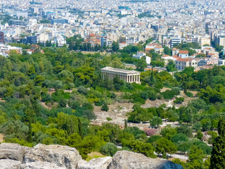 Temple of Hephaestus in Ancient Agora, Athens, Greece