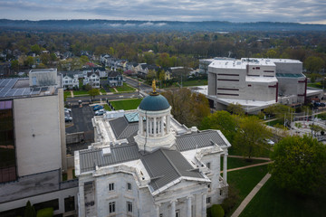 Fototapeta premium Aerial Landscape of Somerville New Jersey