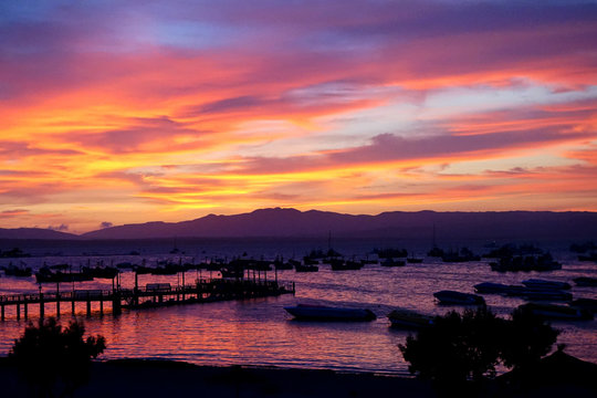 paracas sunset