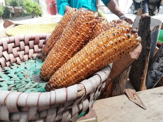 corn in the basket