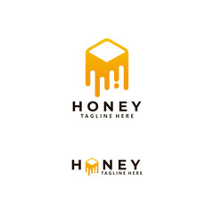 honey logo icon vector isolated