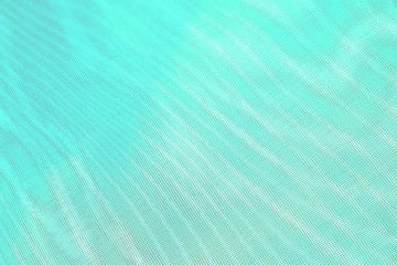 abstract background: unique wavy pattern of overlaying two grids, blurring and tinting in light aqua color