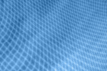 abstraction background: unique wavy pattern of overlaying two grids, blurry and tinted to classic blue