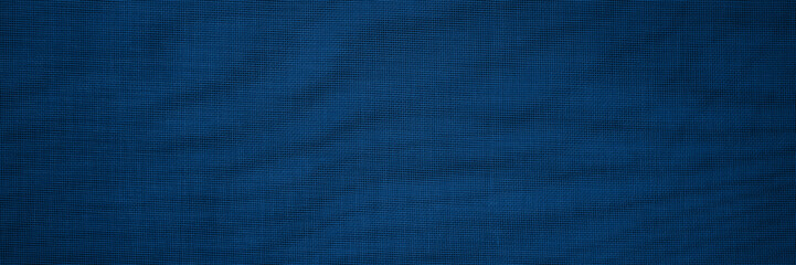 abstraction background: unique wavy pattern of overlaying two grids, blurry and tinted to classic blue