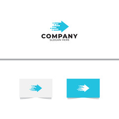Fast Arrow Logo Design Template
