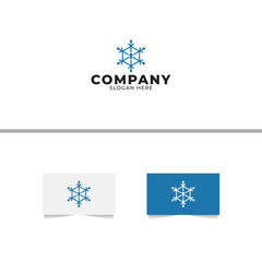 Hexagon Technology Logo Design Template