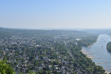 Königswinter Drachenfels Rheinblick