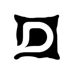 pillow isolated on white