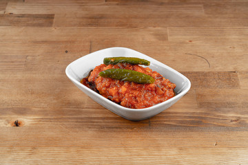 Appetizer from turkish cuisine