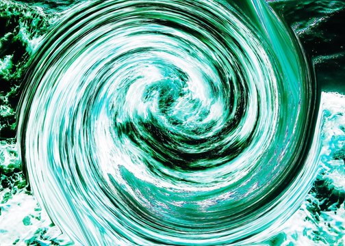 Abstract Image Of Swirl Sea