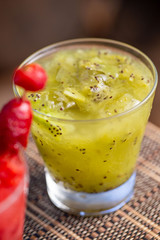 Brazilian Kiwi Caipiroska Drink