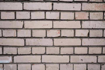 Obraz premium Background image of white brick masonry