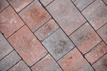 Background image of neatly laid paving tiles for the exterior