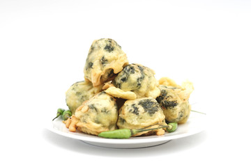 Round fried snack from Indonesia called 